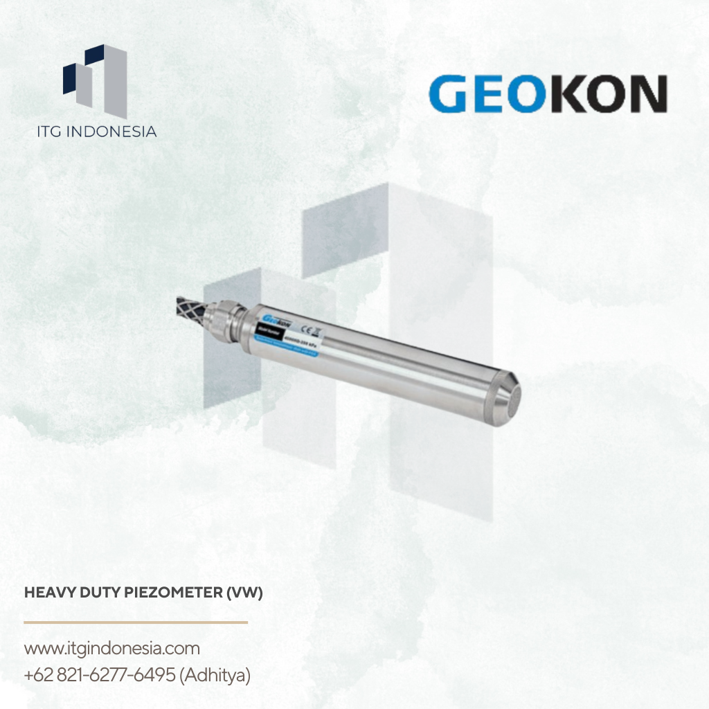 Heavy Duty Piezometer VW 4500HD untuk monitoring tekanan air pori