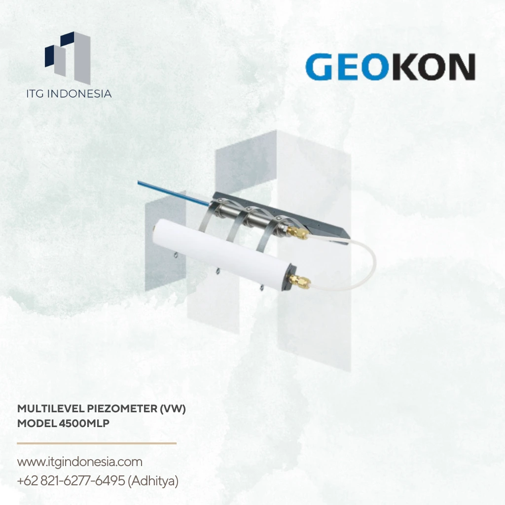 Multilevel Piezometer 4500MLP untuk monitoring tekanan air pori