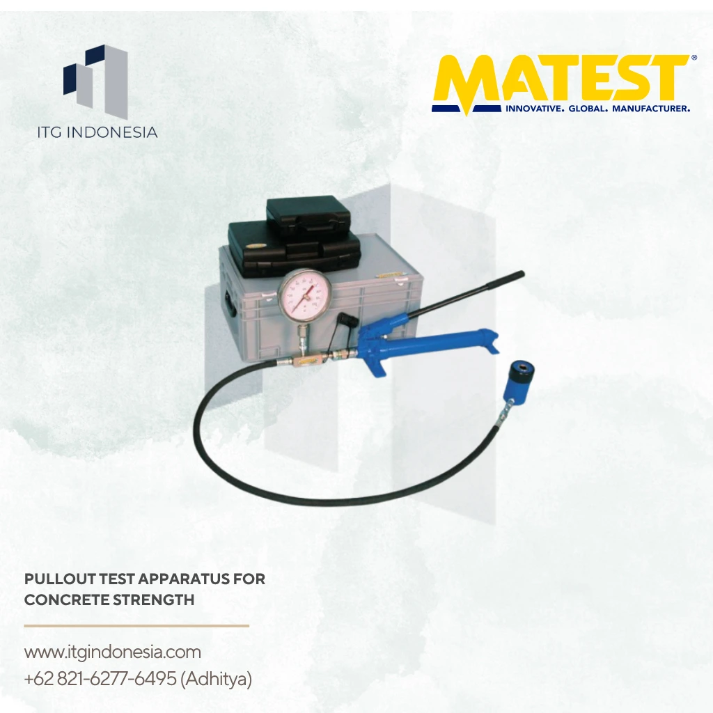 C376N Pullout Test Apparatus untuk pengujian kekuatan beton
