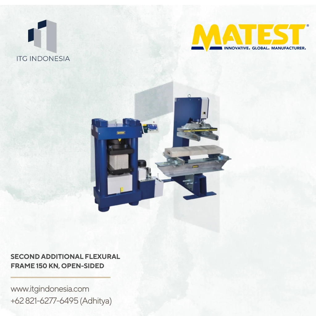 Flexural frame 150 kN open-sided Matest C092-11